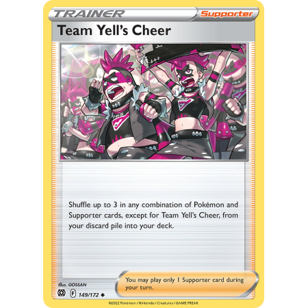 Team Yell's Cheer (Reverse Holo)