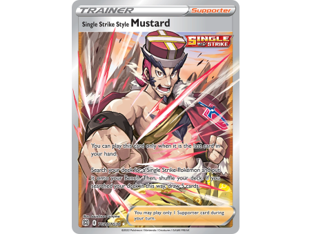 Single Strike Style Mustard