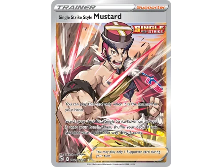 Single Strike Style Mustard