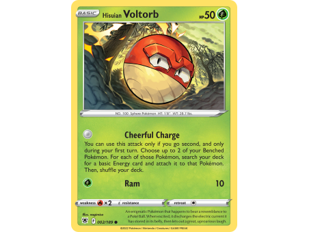 Hisuian Voltorb (Reverse Holo)