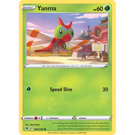 Yanma (Reverse Holo)