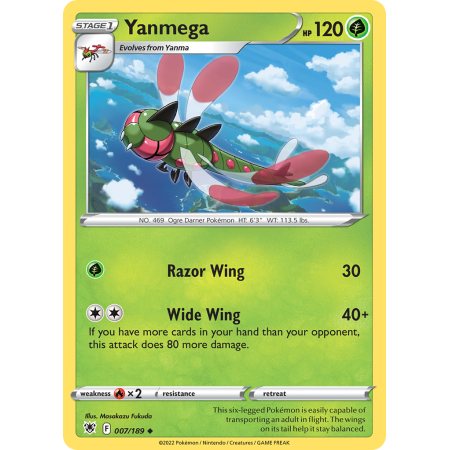 Yanmega (Reverse Holo)