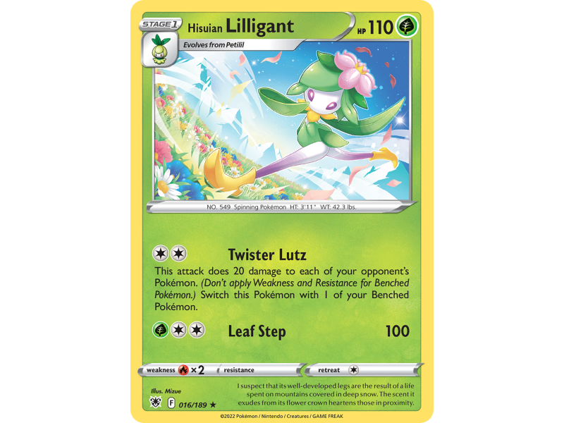 Hisuian Lilligant (Reverse Holo)