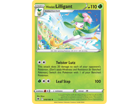 Hisuian Lilligant (Reverse Holo)