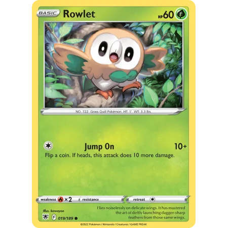 Rowlet (Reverse Holo)