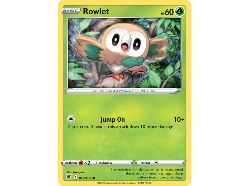 Rowlet (Reverse Holo)