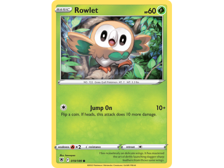 Rowlet (Reverse Holo)