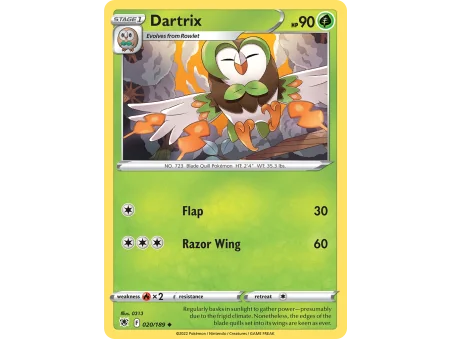 Dartrix (Reverse Holo)