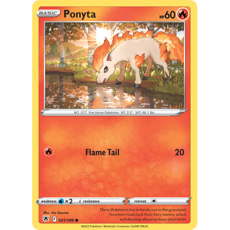 Ponyta (Reverse Holo)