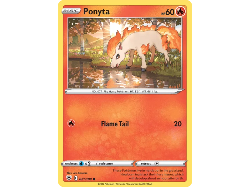 Ponyta (Reverse Holo)