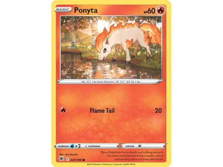 Ponyta (Reverse Holo)