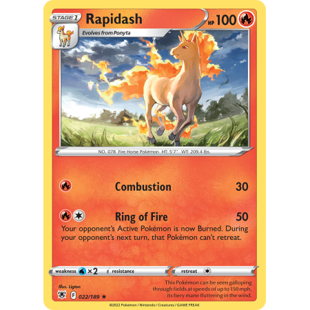Rapidash (Reverse Holo)