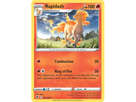Rapidash (Reverse Holo)