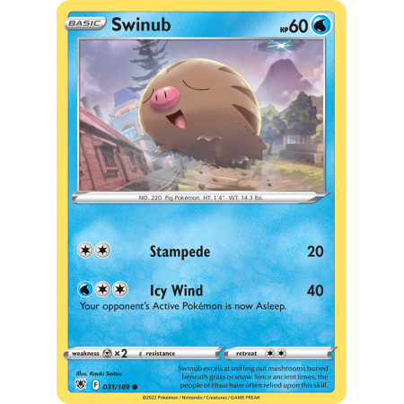 Swinub (Reverse Holo)