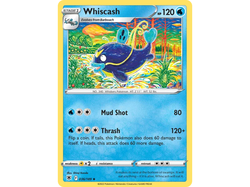 Whiscash (Reverse Holo)