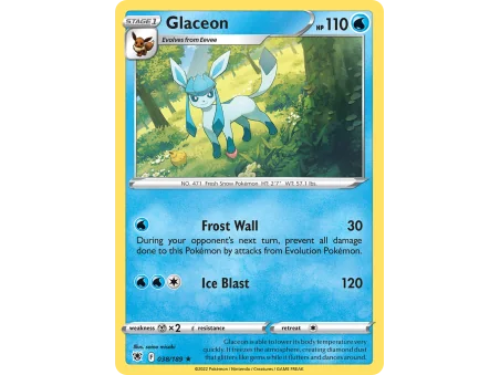 Glaceon (Reverse Holo)