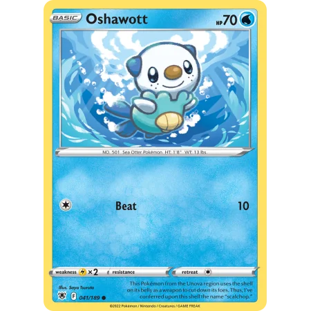 Oshawott (Reverse Holo)