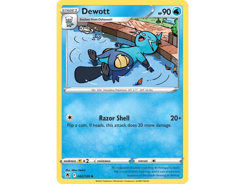 Dewott (Reverse Holo)