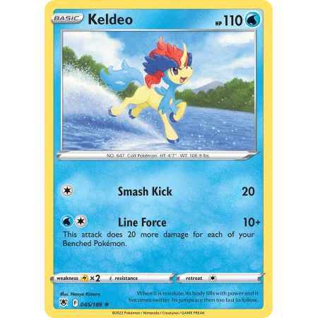 Keldeo (Reverse Holo)