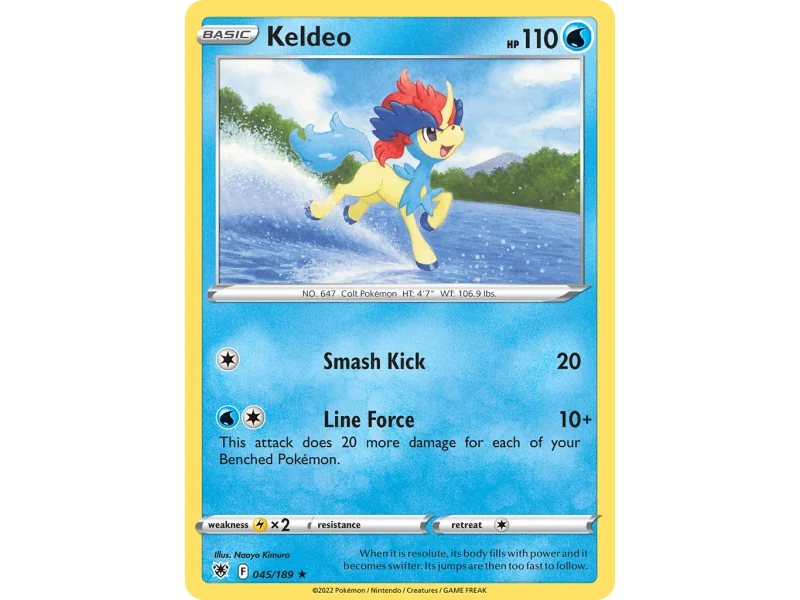 Keldeo (Reverse Holo)