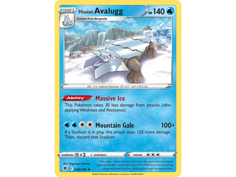 Hisuian Avalugg