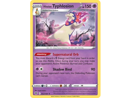 Hisuian Typhlosion (Reverse Holo)