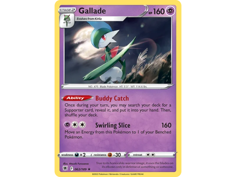 Gallade (Reverse Holo)