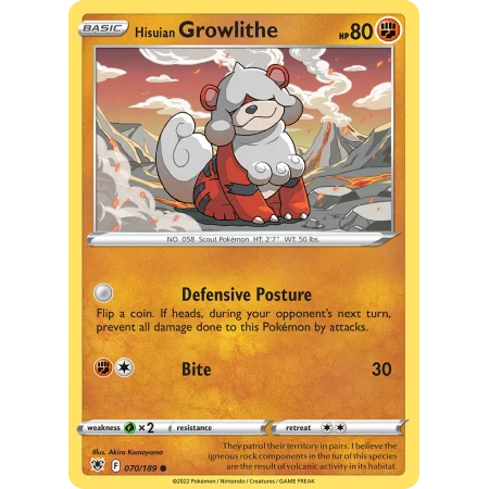 Hisuian Growlithe