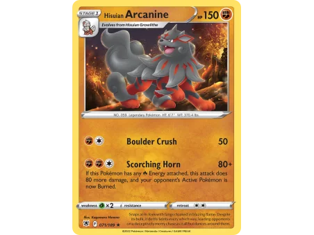 Hisuian Arcanine (Reverse Holo)