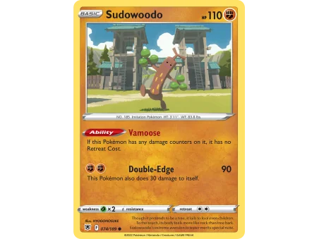 Sudowoodo (Reverse Holo)