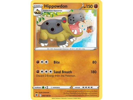 Hippowdon (Reverse Holo)