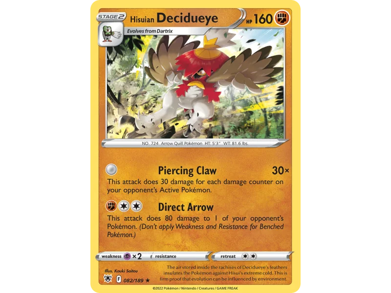 Hisuian Decidueye (Holo)