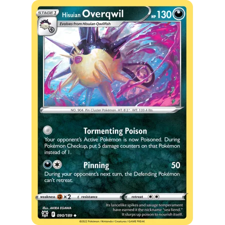 Hisuian Overqwil (Reverse Holo)