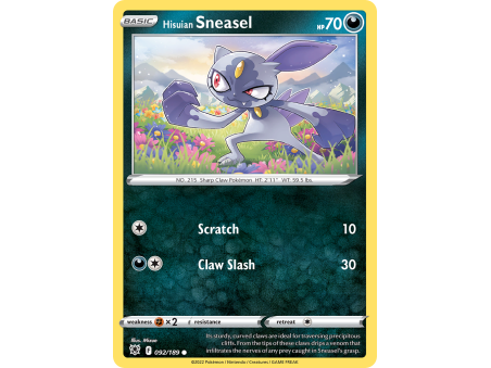 Hisuian Sneasel (Reverse Holo)