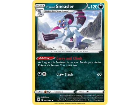 Hisuian Sneasler (Reverse Holo)