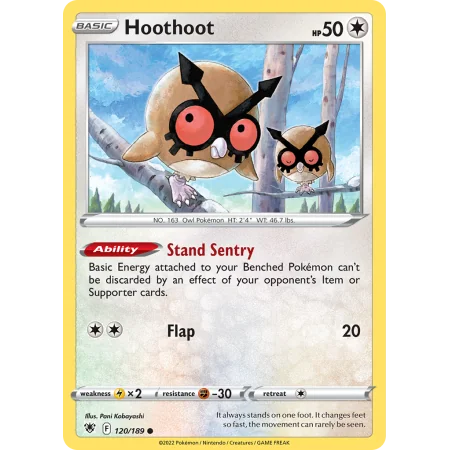 Hoothoot (Reverse Holo)