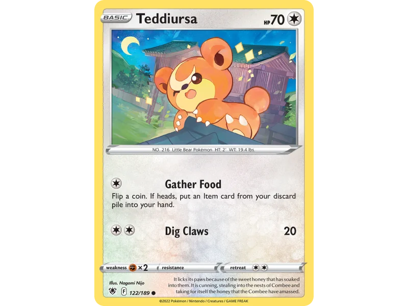 Teddiursa (Reverse Holo)