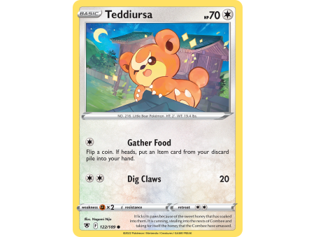 Teddiursa (Reverse Holo)