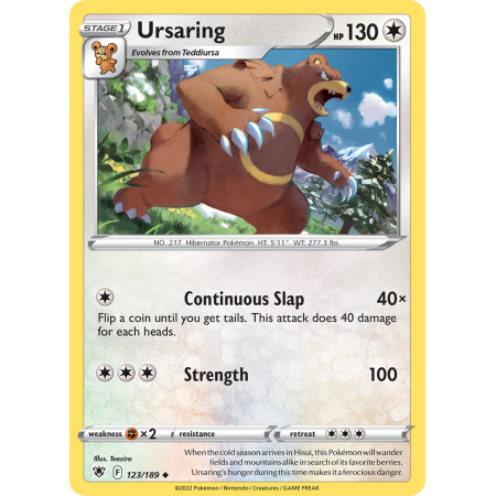 Ursaring (Reverse Holo)