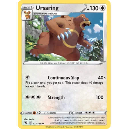 Ursaring (Reverse Holo)