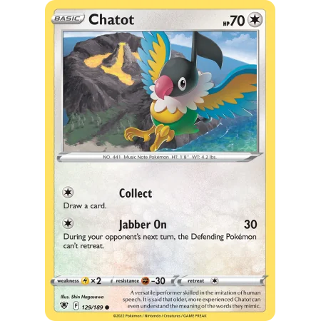 Chatot (Reverse Holo)