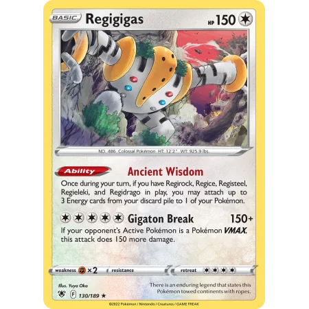 Regigigas (Reverse Holo)