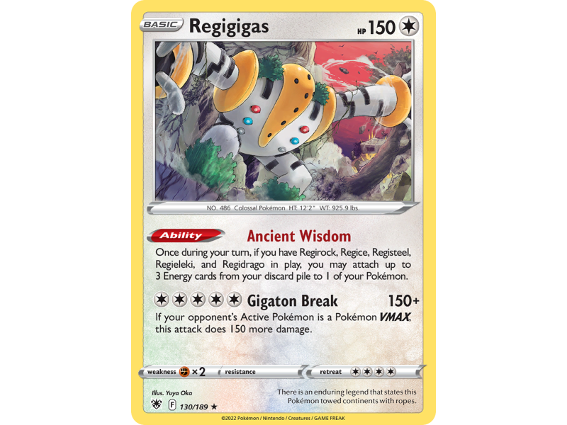 Regigigas (Reverse Holo)