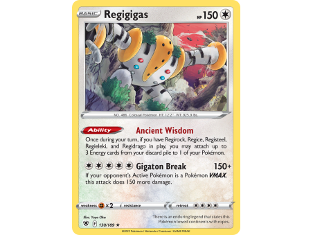 Regigigas (Reverse Holo)