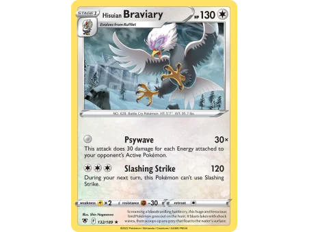 Hisuian Braviary (Reverse Holo)
