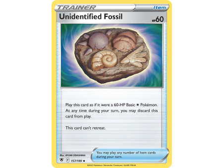 Unidentified Fossil (Reverse Holo)