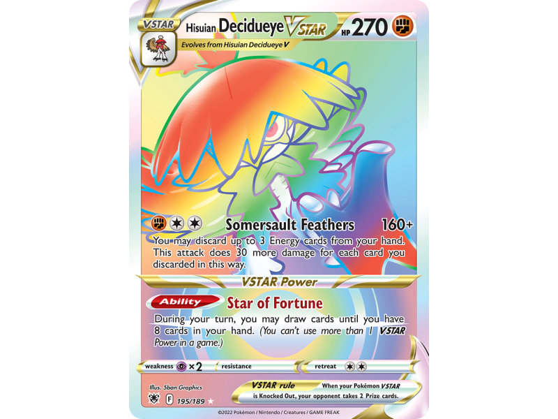 Hisuian Decidueye VSTAR