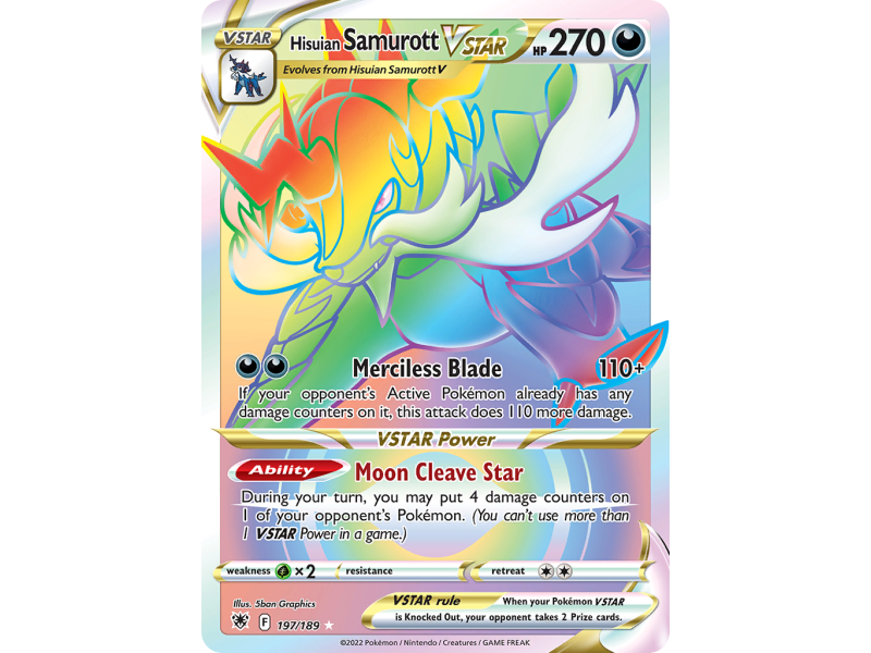Hisuian Samurott VSTAR