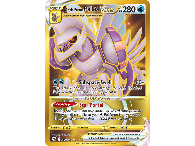 Origin Forme Palkia VSTAR