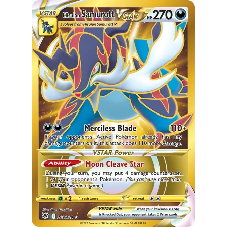 Hisuian Samurott VSTAR